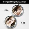 Fukker Art Deco Compact Makeup Mirror, 2.6 x 2.6 in view 4