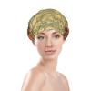 Reusable Double-Layer Shower Cap with Sunrise Print view 3