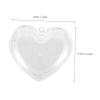 WOONEKY 2-Piece Empty Heart-Shaped Transparent Blush Compacts view 2