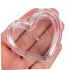 WOONEKY 2-Piece Empty Heart-Shaped Transparent Blush Compacts view 3