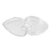 WOONEKY 2-Piece Empty Heart-Shaped Transparent Blush Compacts view 4