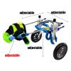 GJUOFFKO Dog Wheelchair for Small to Medium Dogs view 3