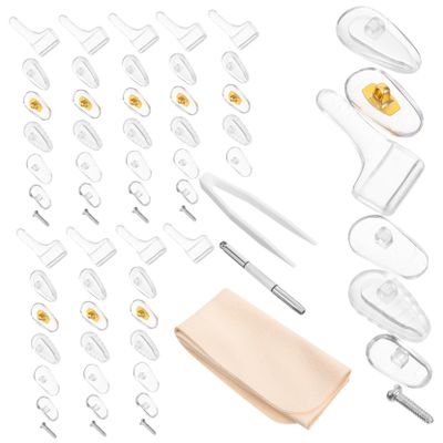 1-Piece Eyeglass Repair Kit with Nose Pads, Screwdriver and Screws