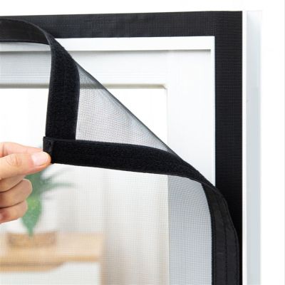 Magnetic Window Screen for Cats, Stainless Steel, No Drilling (50x160cm)