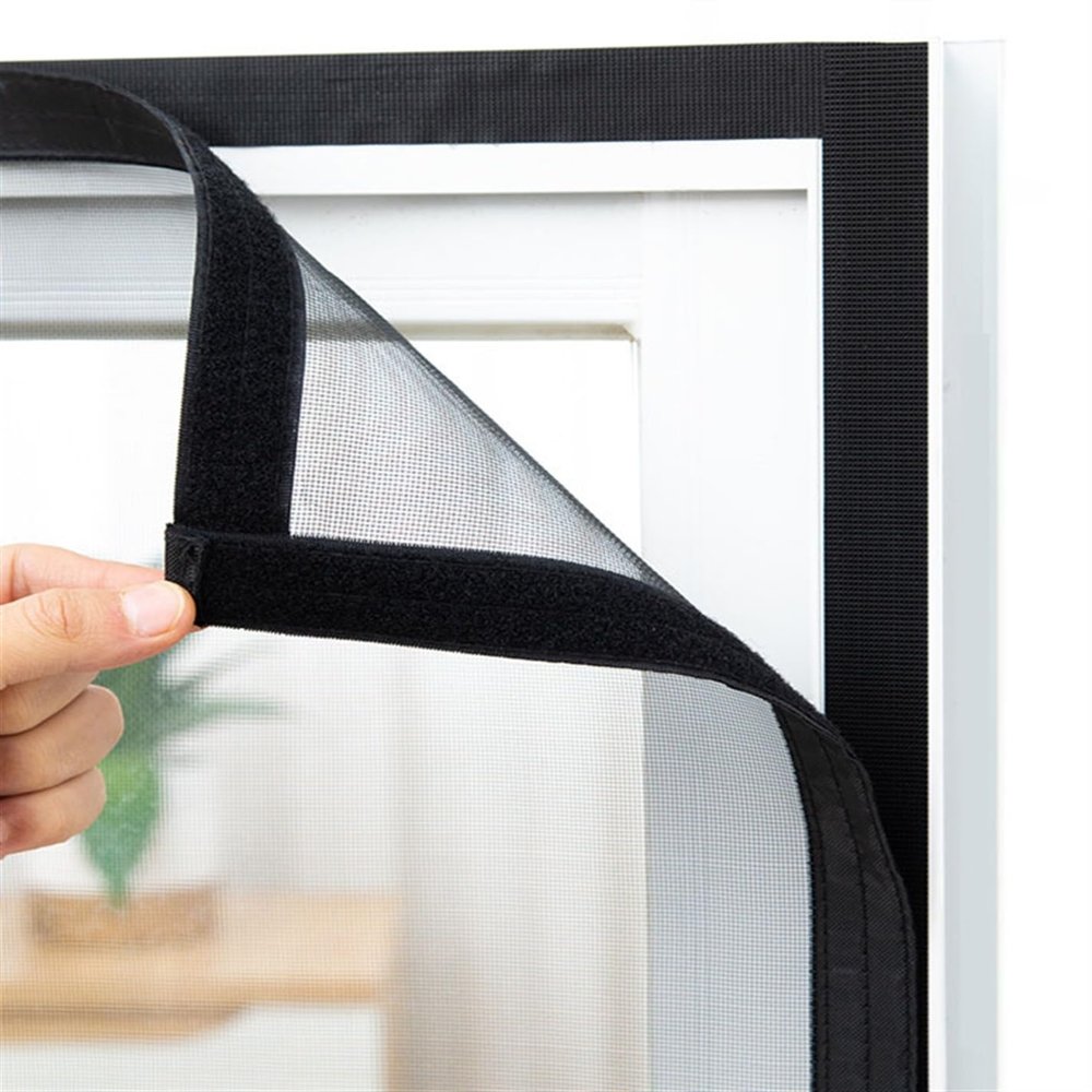 Magnetic Window Screen for Cats, Stainless Steel, No Drilling (50x160cm)