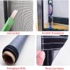 Magnetic Window Screen for Cats, Stainless Steel, No Drilling (50x160cm) view 4