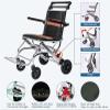 SXTYFBB 04 Folding Lightweight Aluminum Transport Wheelchair view 3