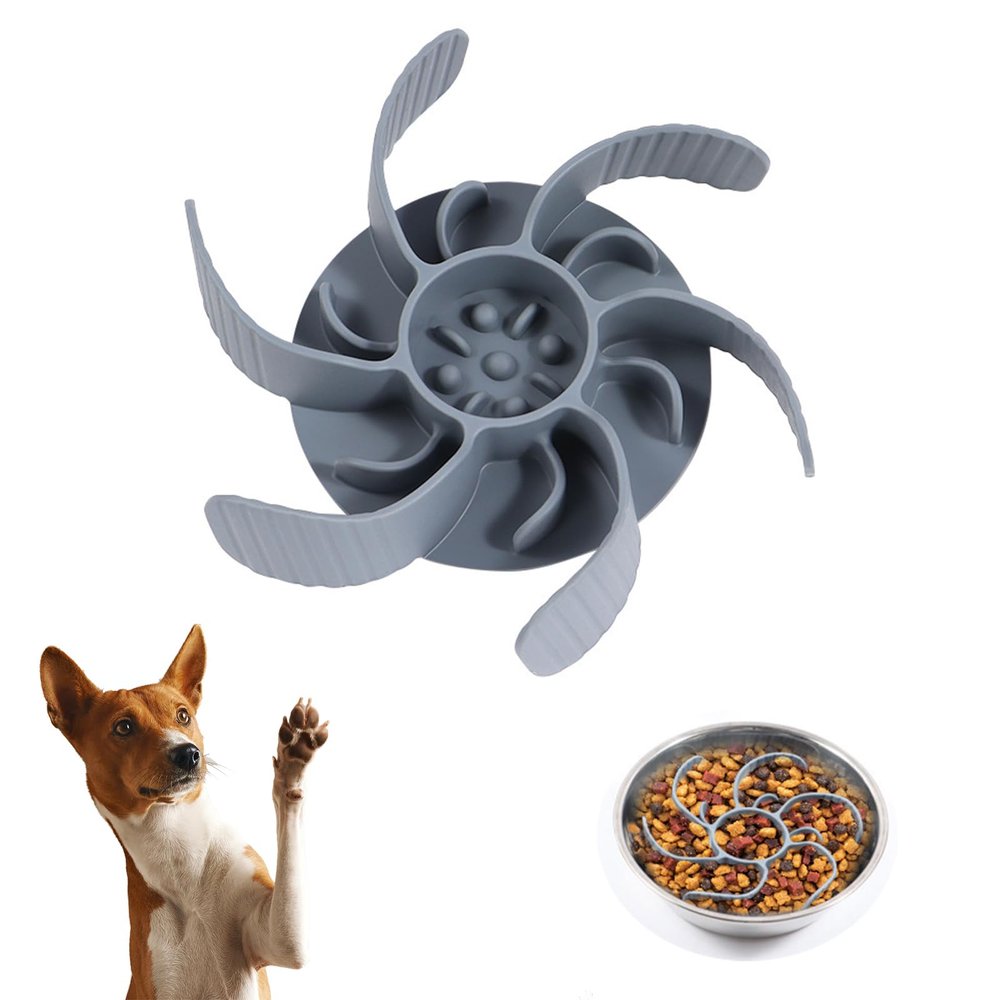 Anti-Gulp Slow Feeder Insert for Dog Bowls, 11 cm
