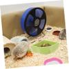 Happyyami Pet Feeding Bowls, 4-Piece Non-Slip Ceramic Set with Safe Design for Hamsters, Hedgehogs, and Guinea Pigs in Small Cages view 3