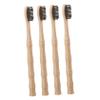 minkissy 4-Pack Bamboo Toothbrushes with Soft Bristles view 1