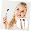 minkissy 4-Pack Bamboo Toothbrushes with Soft Bristles view 3