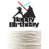 Arthsdite Darth Vader Happy Birthday Cake Topper, Alien War Cake Pick view 1