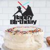 Arthsdite Darth Vader Happy Birthday Cake Topper, Alien War Cake Pick view 3