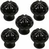 5-Pack Black Birdcage Cabinet Knobs, 35 mm view 1