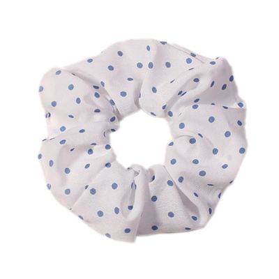 20-Piece Blue Series Fabric Scrunchie Hair Ties