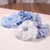 20-Piece Blue Series Fabric Scrunchie Hair Ties view 2