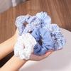 20-Piece Blue Series Fabric Scrunchie Hair Ties view 3