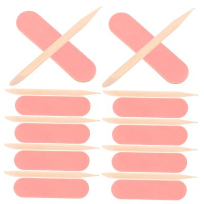 FRCOLOR 50 Small Disposable Nail Files, Fine Grit for Natural Nails and Professional Manicures