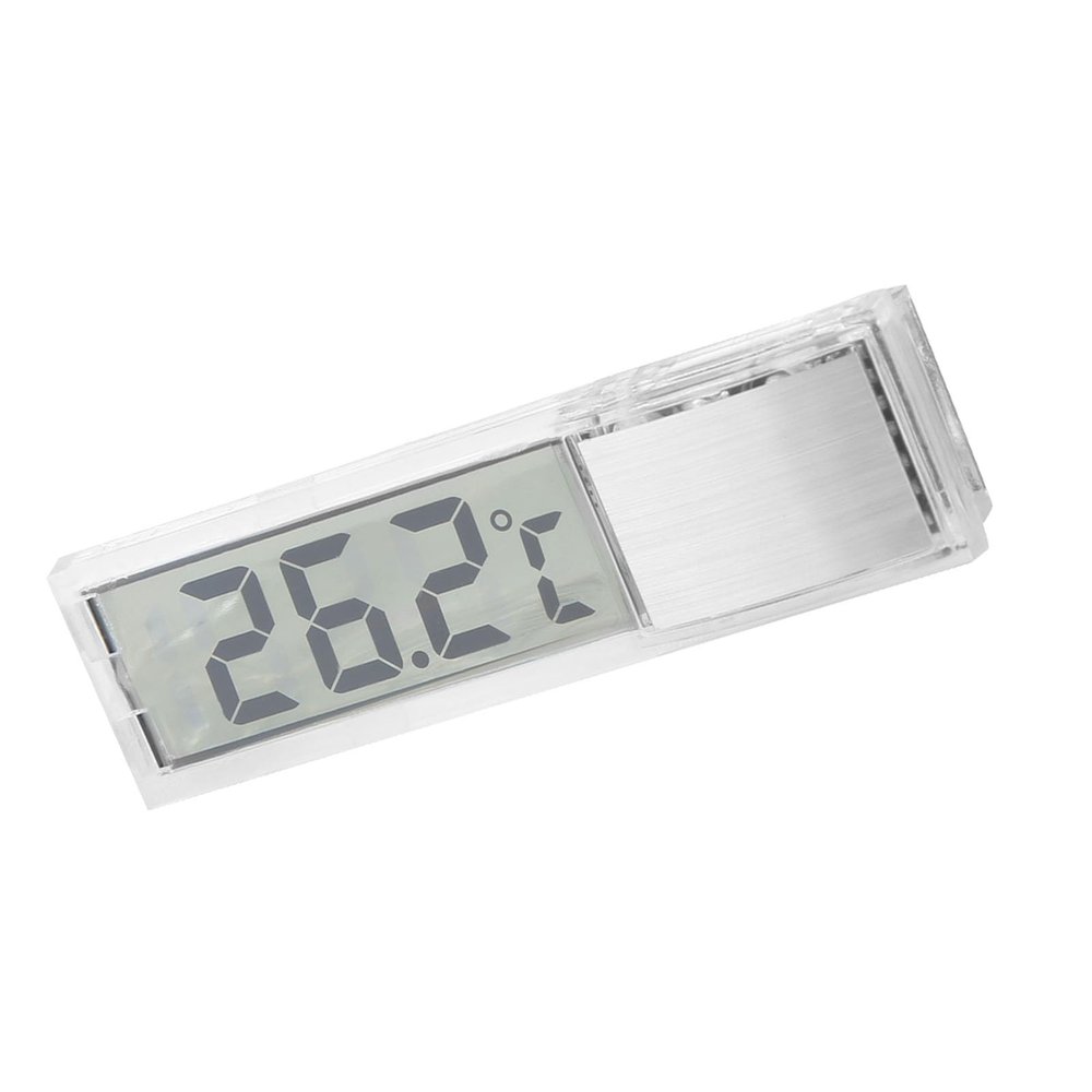Electronic Aquarium Thermometer with 3D LCD and Transparent Design