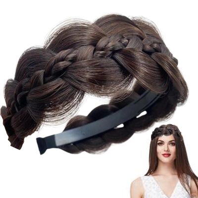 Braided Fishbone Headband with Teeth for Women