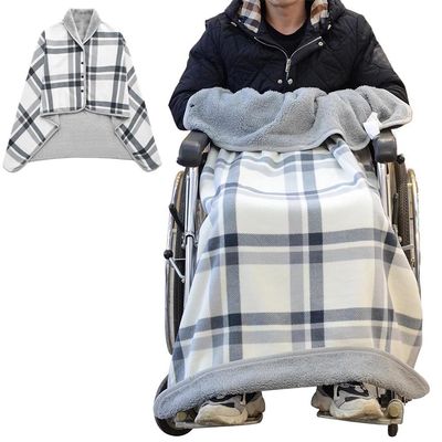 XiaGuo Cozy Wheelchair Warming Blanket, Windproof Leg and Knee Cover