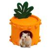 Small Felt Hamster Bed Tunnel Nest for Hamsters, Chinchillas and Other Small Pets view 1
