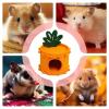 Small Felt Hamster Bed Tunnel Nest for Hamsters, Chinchillas and Other Small Pets view 4