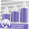 4-Pack 15 ml Airtight PP Pump Bottles, Purple view 3