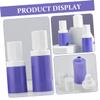 4-Pack 15 ml Airtight PP Pump Bottles, Purple view 4