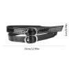 Generico Transparent Black Elastic Heel Shoe Straps with Buckles view 4