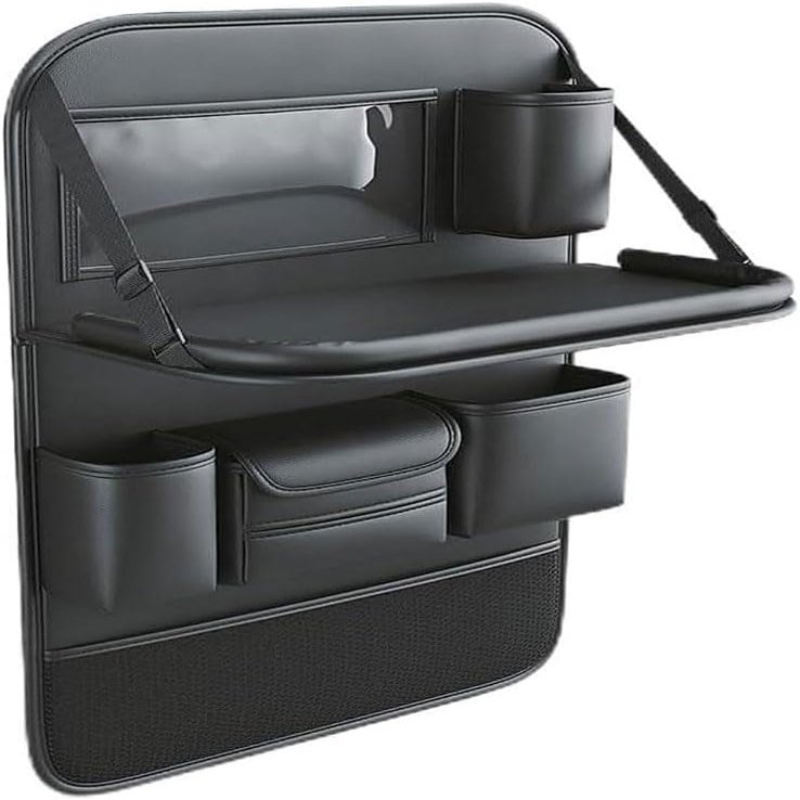 OTYKPXNV Car Backseat Organizer for Hyundai Tucson 2015–2018 with Folding Tray