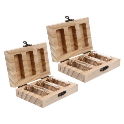 ifundom Wooden Baby Keepsake Box for Hair, Umbilical Cord and Tooth Memories