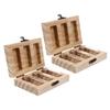 ifundom Wooden Baby Keepsake Box for Hair, Umbilical Cord and Tooth Memories view 1