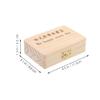 ifundom Wooden Baby Keepsake Box for Hair, Umbilical Cord and Tooth Memories view 2