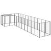 Black Steel Dog Kennel, 7.26 m², for Garden and Patio view 1