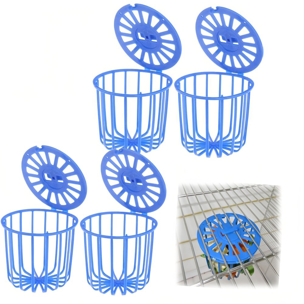 Bird Food Basket with 4 Fruit Baskets