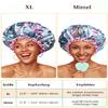 mikimini Women's Reusable Shower Caps, Tropical, Medium, 2-Pack view 2