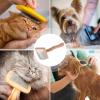 Nail Brush for Dogs | Extra Long Flat Brush for Cats and Dogs | Professional Grooming Brush with Non-Slip Grip view 2