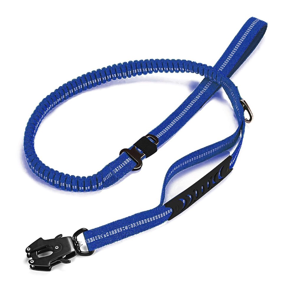 YHAILI Adjustable Reflective Elastic Shock-Absorbing Dog Leash