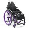 Self-Propelled Sport Wheelchair, Lightweight Folding Aluminum Wheelchair with Armrests, Swing-Away Footrests, 100 kg Capacity, 36 cm Seat Width view 1