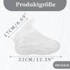 100 Disposable Clear Plastic Foot Masks view 2