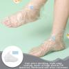 100 Disposable Clear Plastic Foot Masks view 4