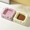 YIORYO White Ceramic Pet Bowl, Non-Slip Dog Food and Water Bowl view 4