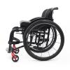 Sports and Recreational Wheelchair, Large All-Terrain Wheelchair for Adults with Disabilities, Foldable, Portable, Self-Propelled, 38 cm, Black view 1