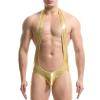 Men's Sexy Underwear, Latex Brief with Plug, Thong and Boxer Shorts view 1