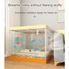 Panoramic Hamster Cage with Front-Opening Door, 45 x 45 x 75 cm view 4