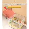 Generic Portable Hamster Cage, 2-Tier Small Animal Habitat, Green view 4
