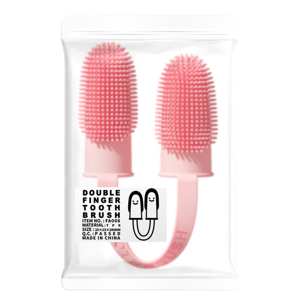 Silicone Dog Toothbrush - Reusable Silicone Dog Toothbrush