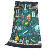 Ultra-Soft Flannel Blanket with Cartoon Science Pattern, 40 x 30 in view 3