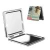 KIROJA Compact Pocket Mirror with Bus, Beach & Sea Design, Portable Mini Travel Makeup Mirror view 1